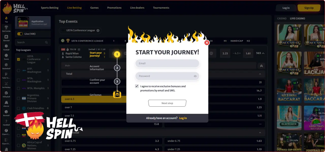 HellSpins Teknologisk Casino